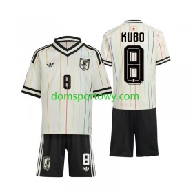 Koszulka Japonia Takefusa Kubo 8 Dziecięcy Wyjazdowe Koszulki Piłkarskie World Cup 2026 Krótki Rękaw